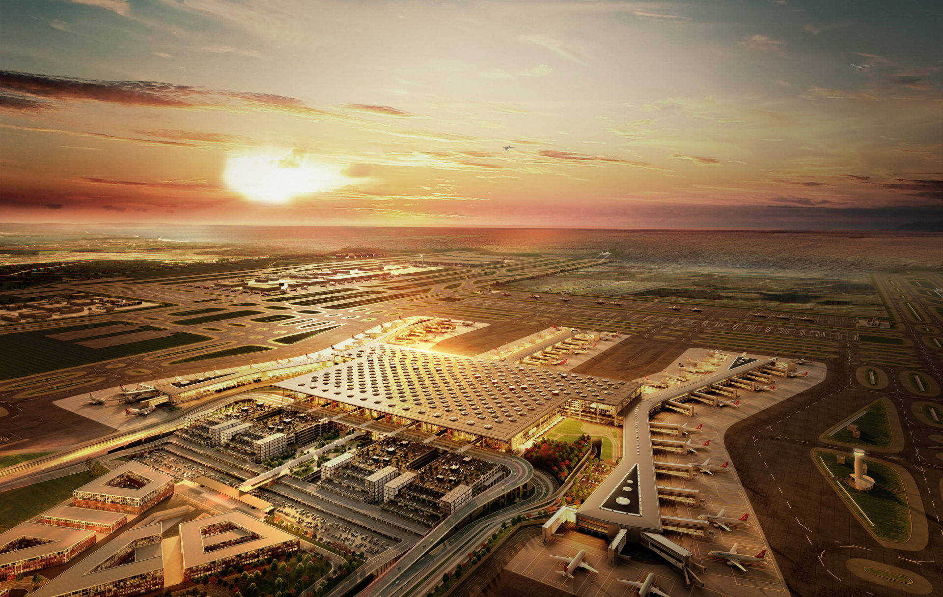 The Istanbul Airport Website is Online with it's Dazzling Design